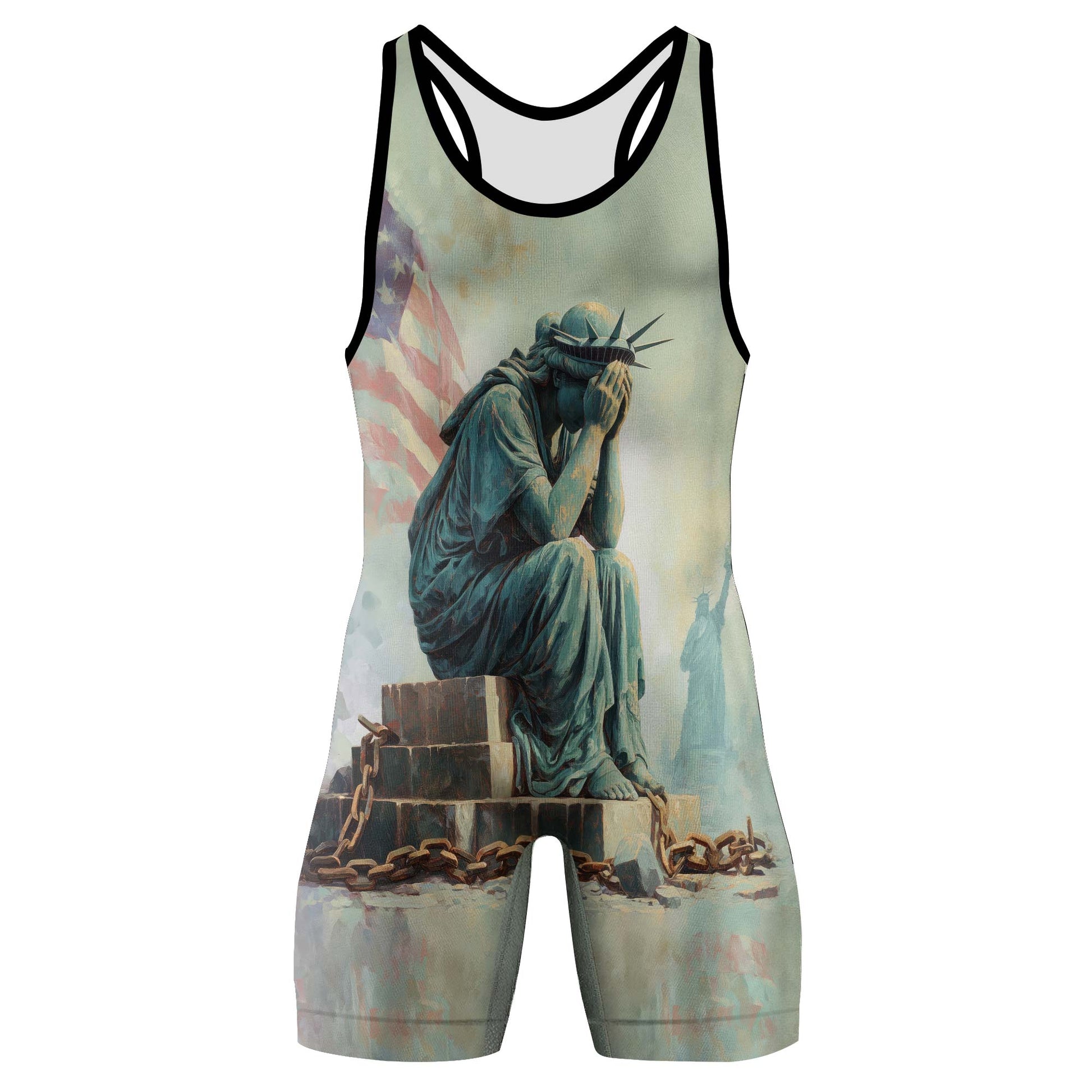 Sadness Liberty Wrestling Singlets