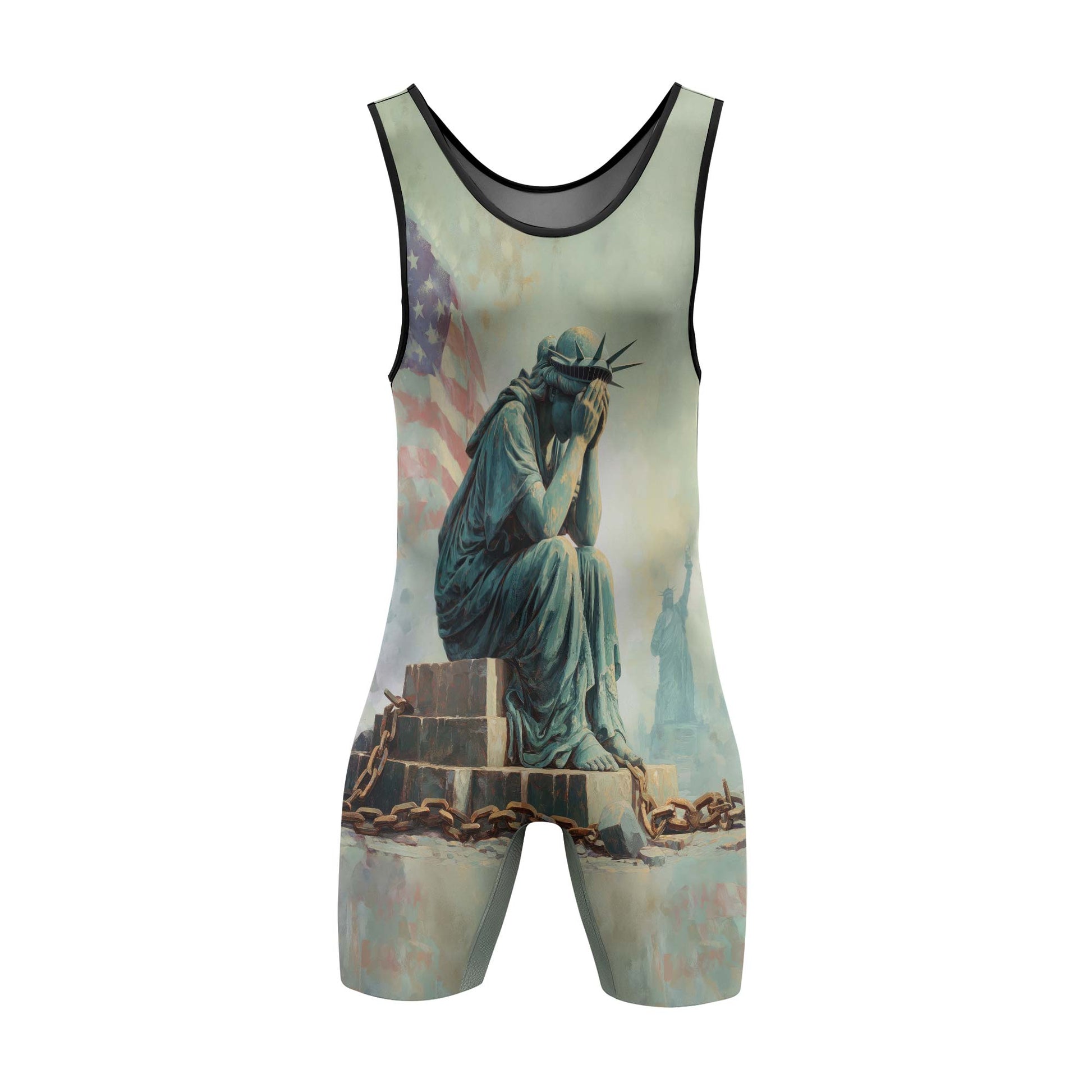 Sadness Liberty Wrestling Singlets