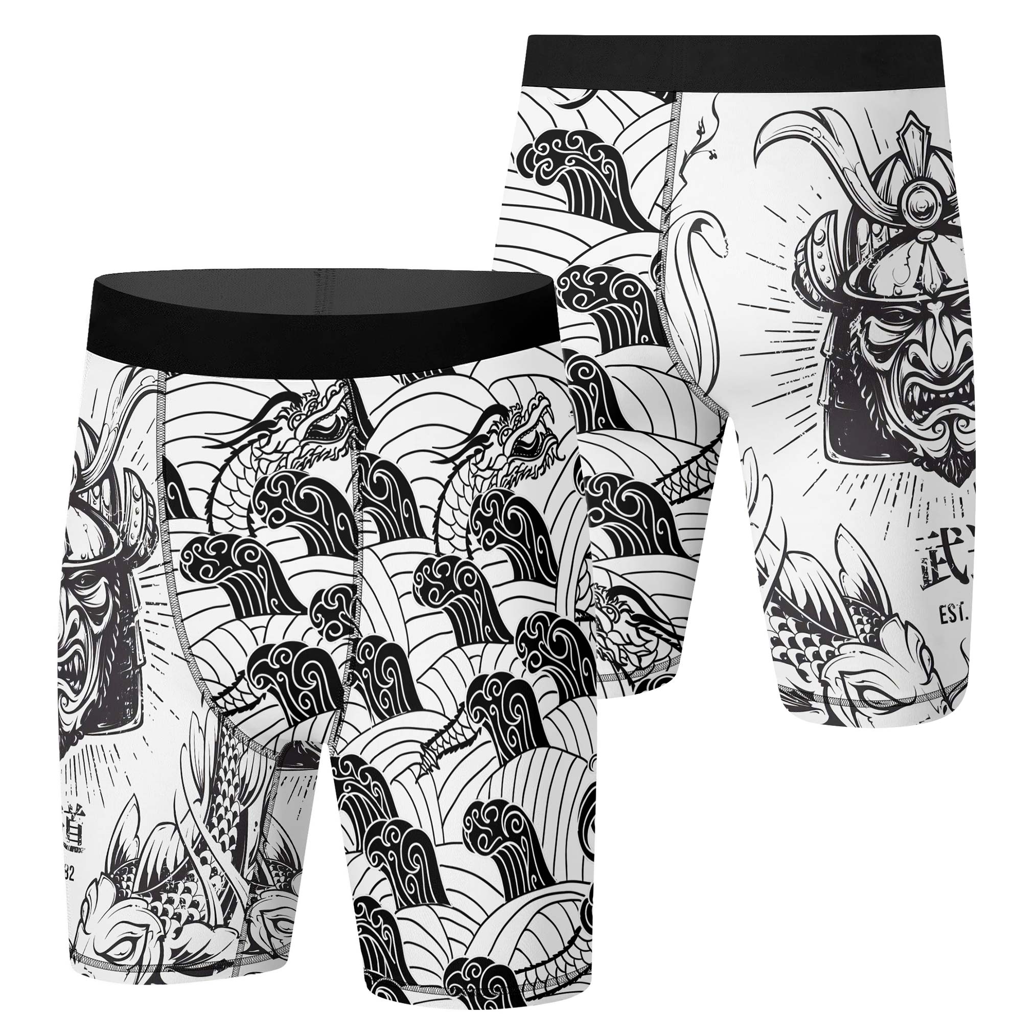 Samurai Dragon Compression Shorts