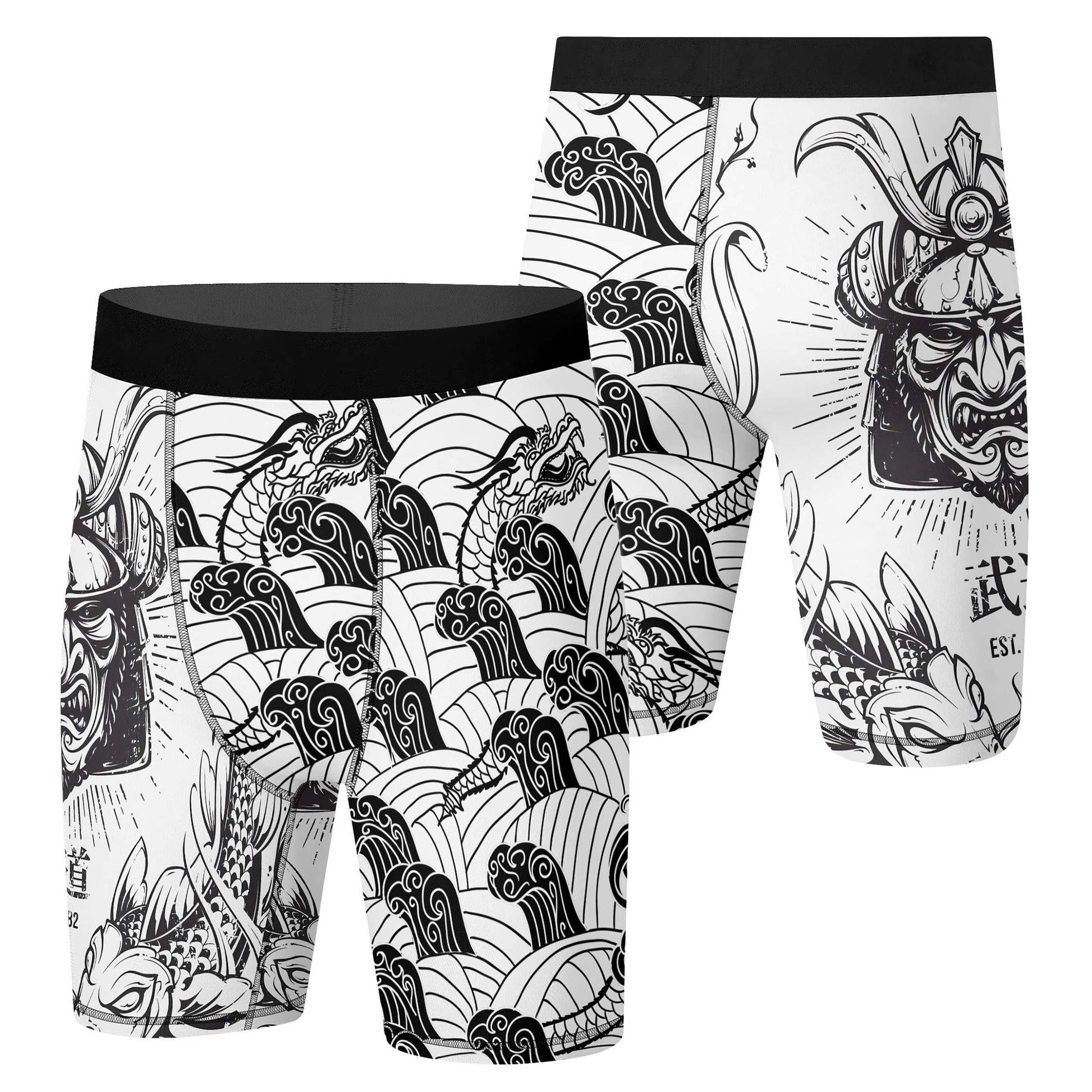 Samurai Dragon Compression Shorts