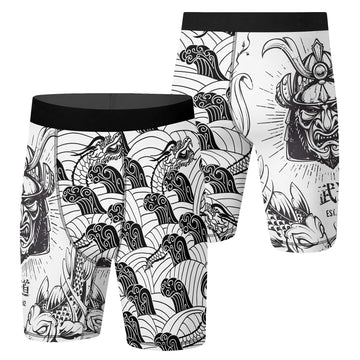Samurai Dragon Compression Shorts