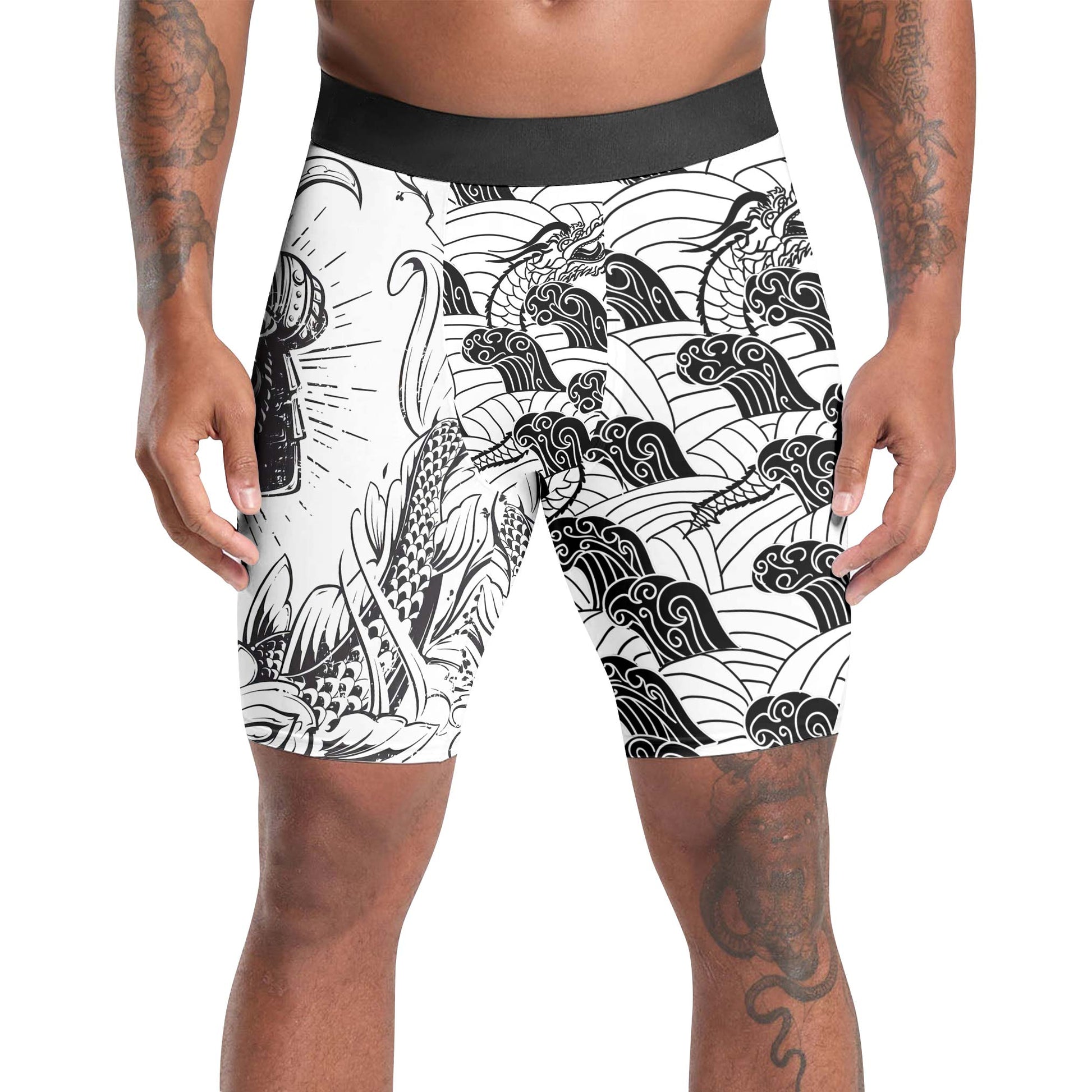 Samurai Dragon Compression Shorts