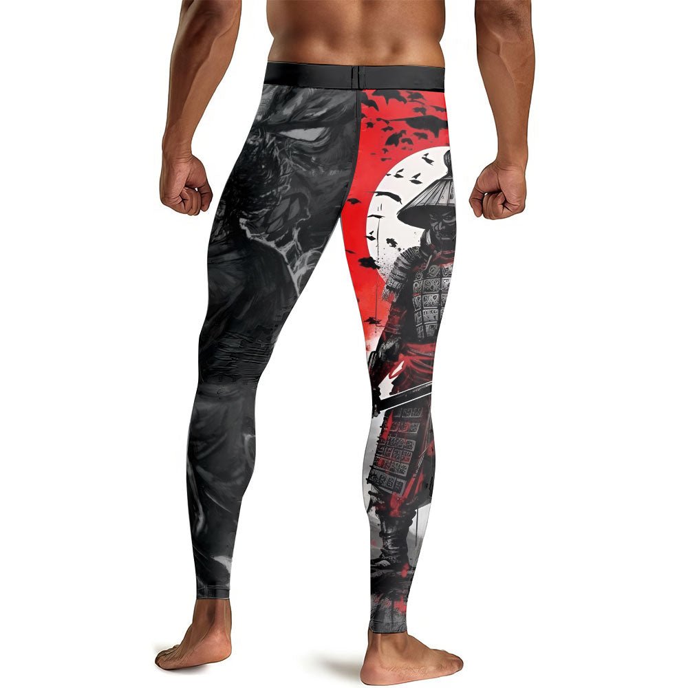 Samurai Musashi Men's Compression Leggings - BattleFitGear