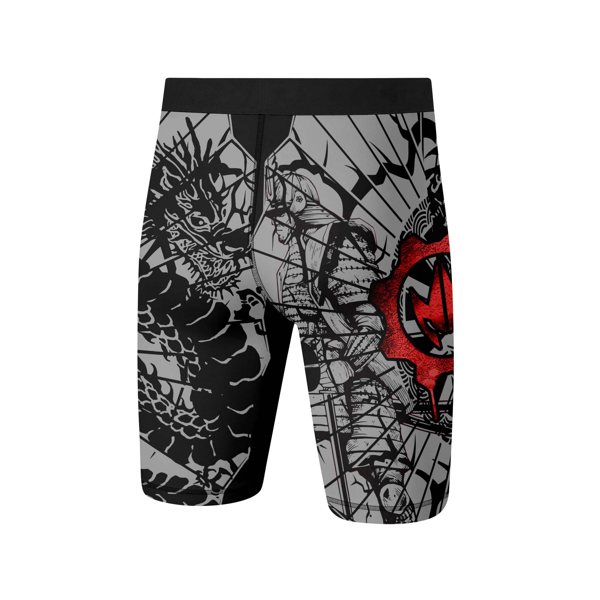 Samurai VS Dragon Compression Shorts