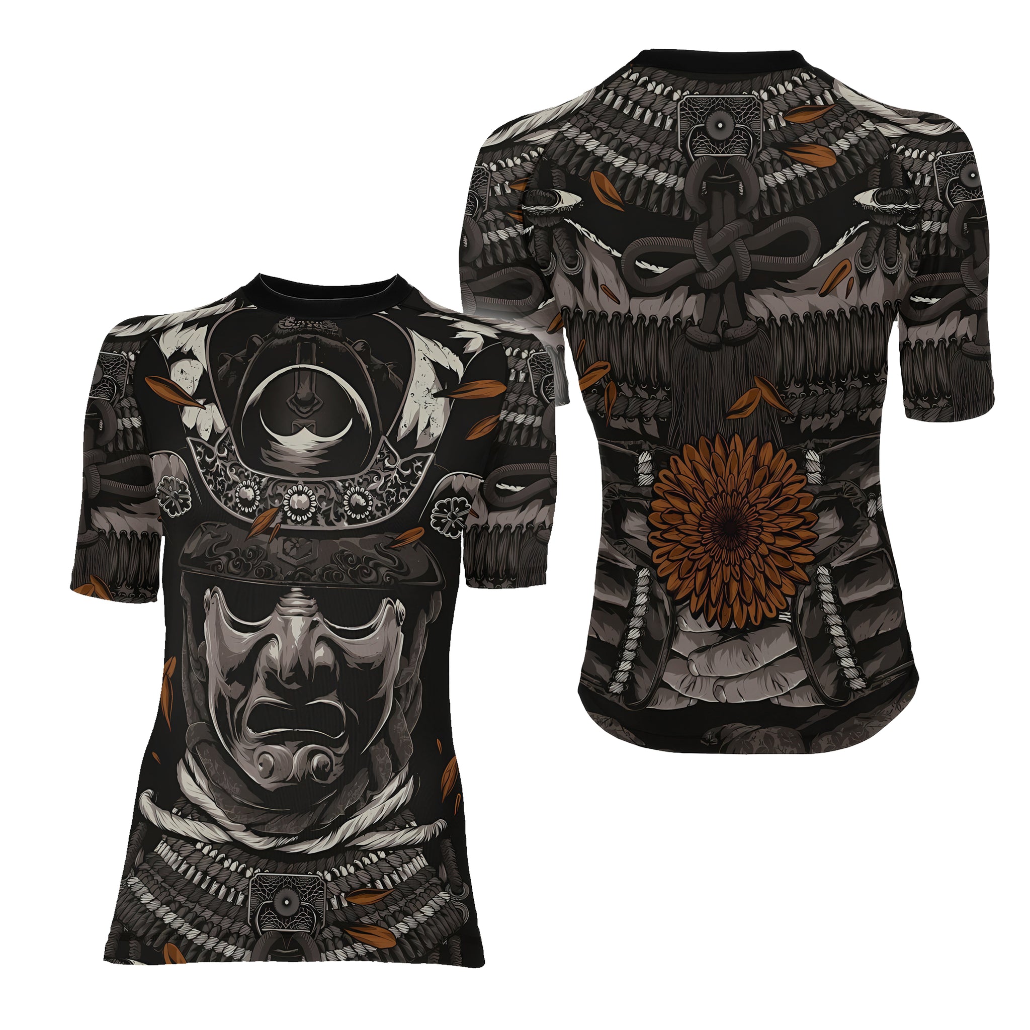 Samurai Warrior Women's Short Sleeve Rash Guard