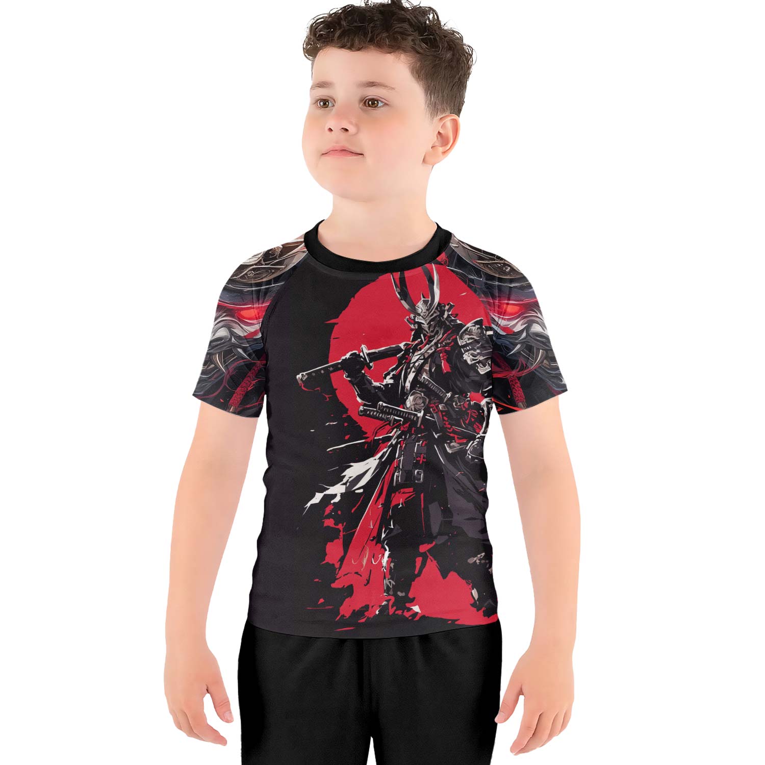 Samurai of War Kids Rash Guard - BattleFitGear