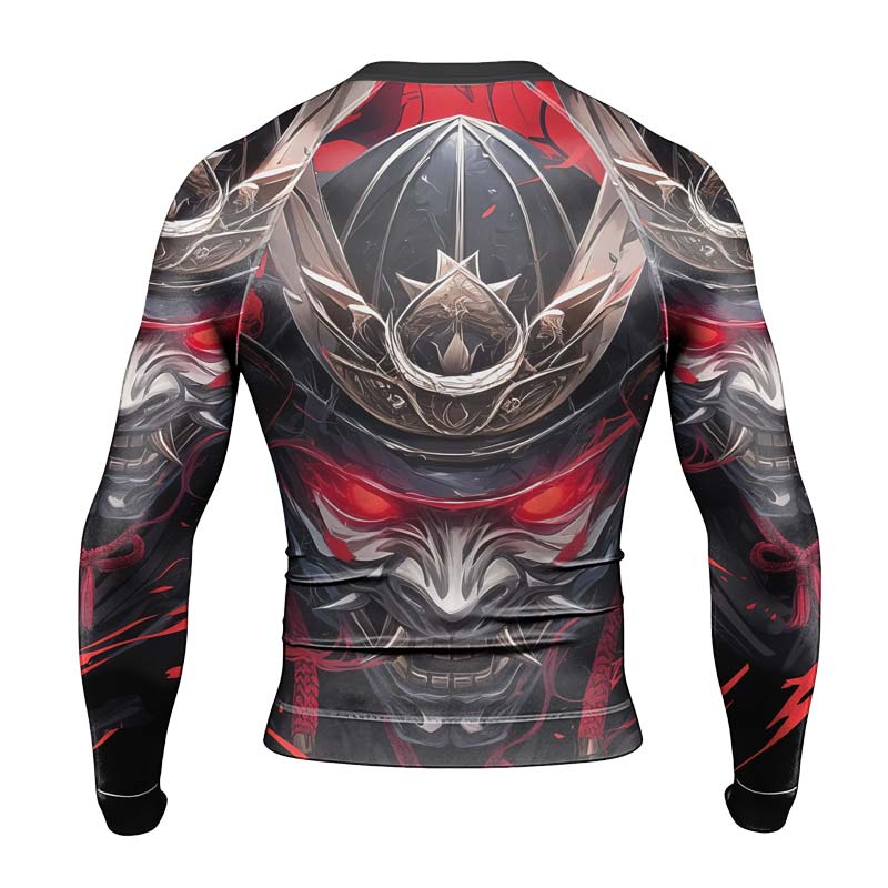 Samurai of War Men's Long Sleeve Rash Guard