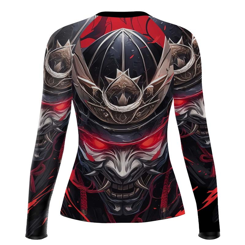 Samurai of War Women's Long Sleeve Rash Guard