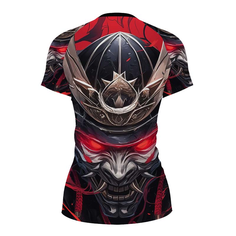 Samurai of War Women's Short Sleeve Rash Guard