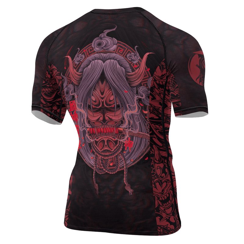 Samurai Men's Short Sleeve Rash Guard - BattleFitGear