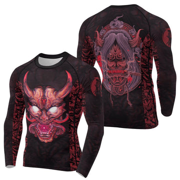 Samurai Men's Long Sleeve Rash Guard - BattleFitGear