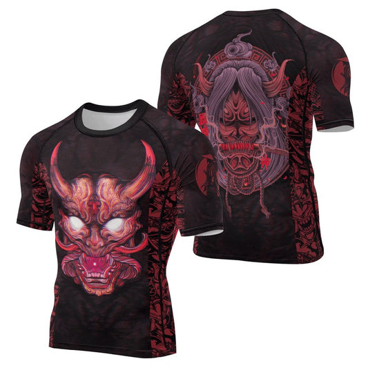 Samurai Men's Short Sleeve Rash Guard - BattleFitGear