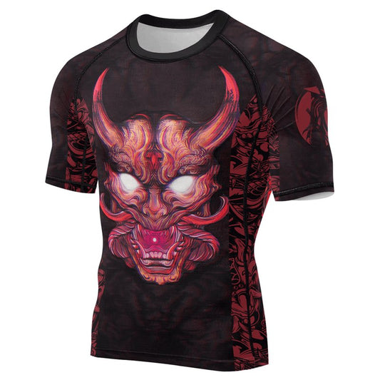 Samurai Men's Short Sleeve Rash Guard - BattleFitGear