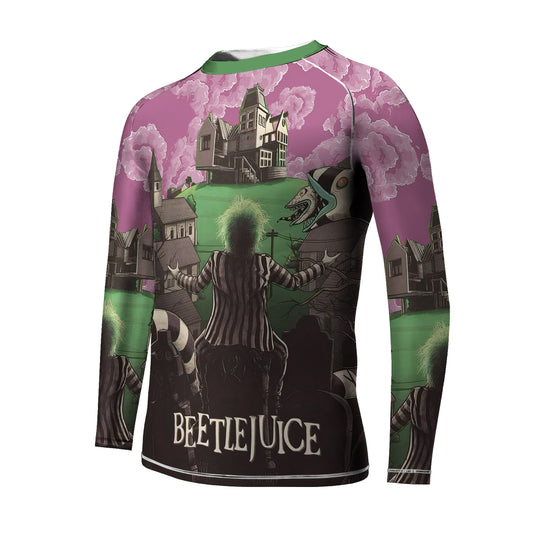 Sandworm Beetlejuice Kids Rash Guard