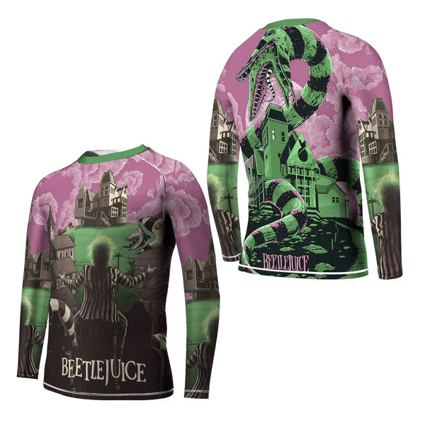 Sandworm Beetlejuice Kids Rash Guard | Athletic Wear