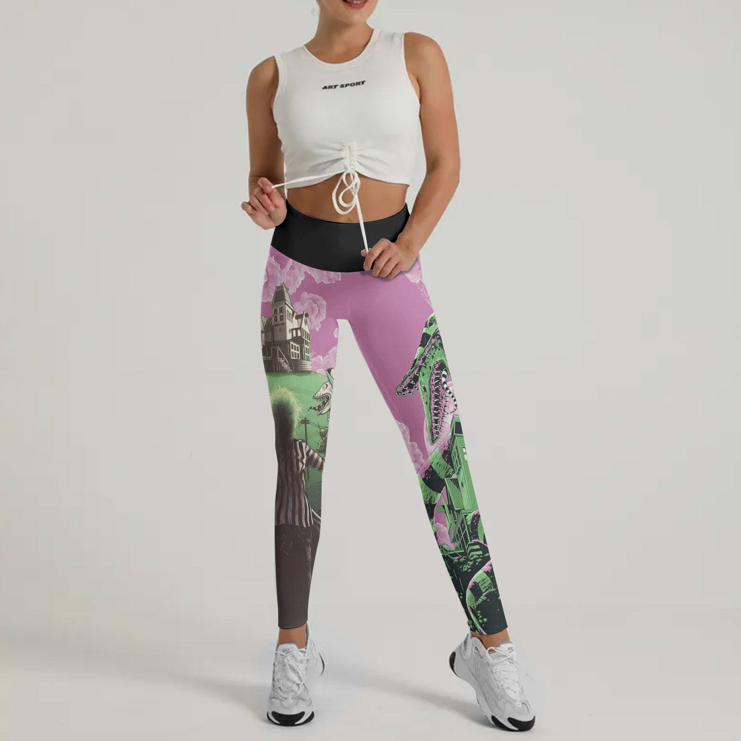 Sandworm Beetlejuice Leggings