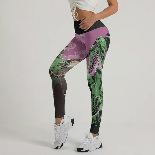 Sandworm Beetlejuice Leggings