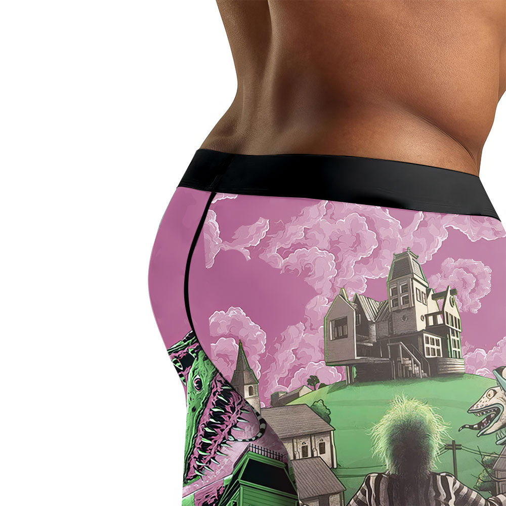 Sandworm Beetlejuice Men's Compression Leggings