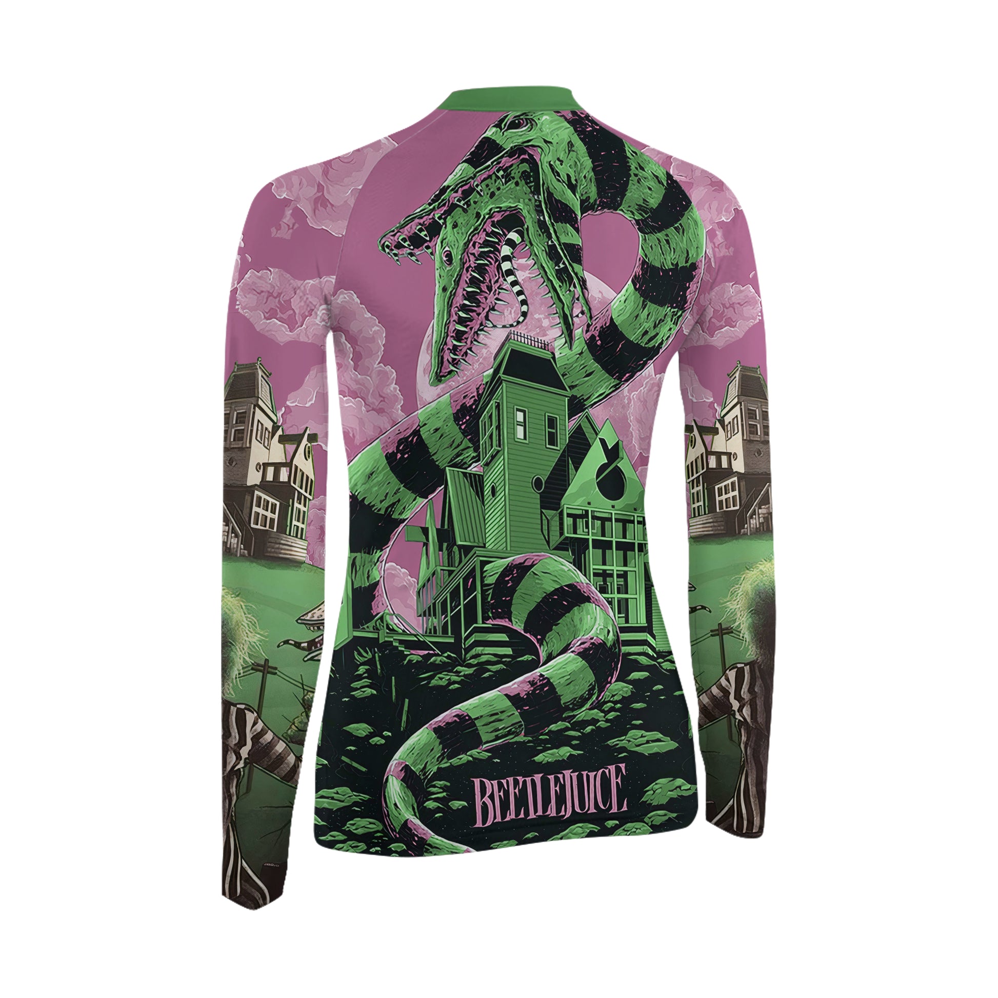 Sandworm Beetlejuice Women's Long Sleeve Rash Guard