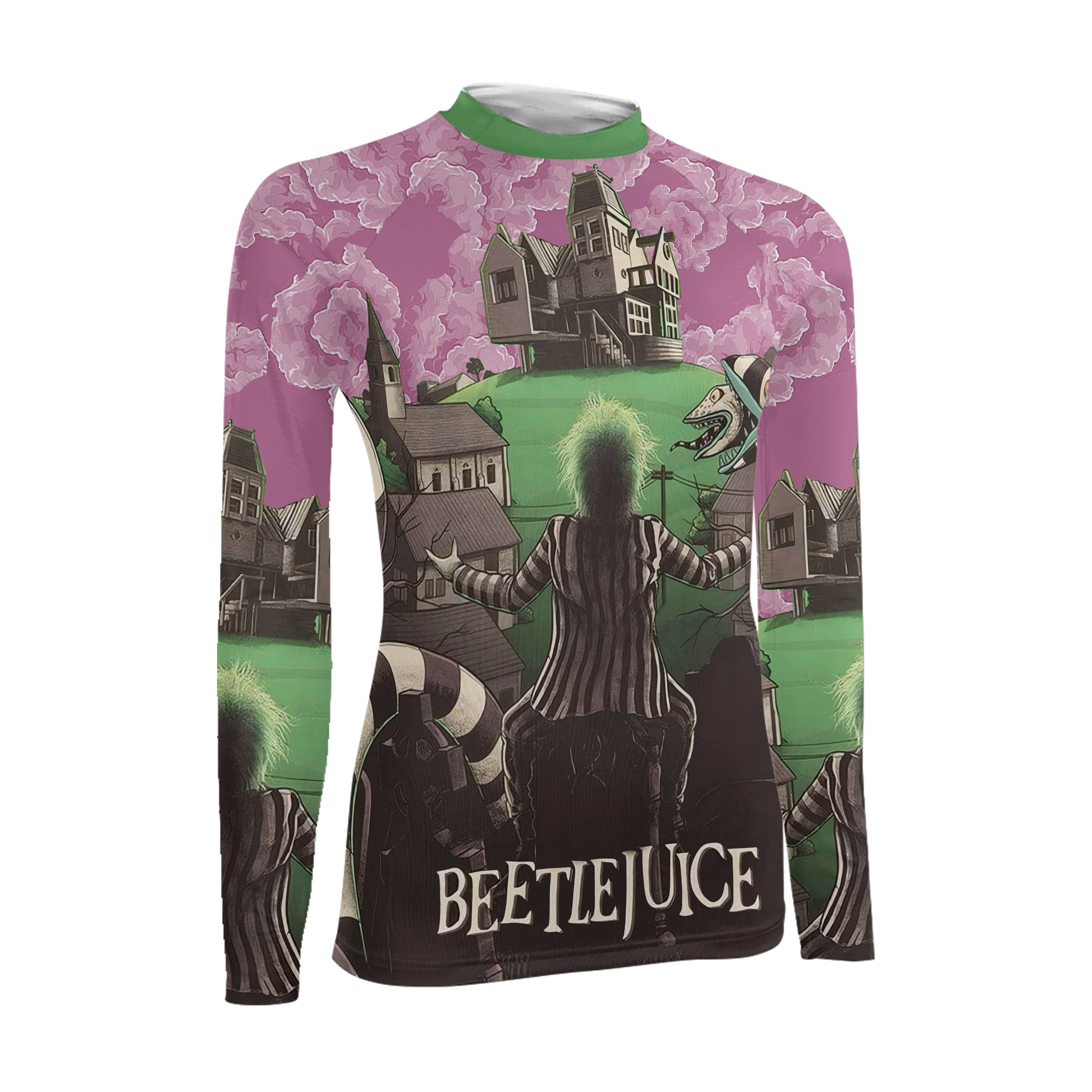 Sandworm Beetlejuice Women's Long Sleeve Rash Guard