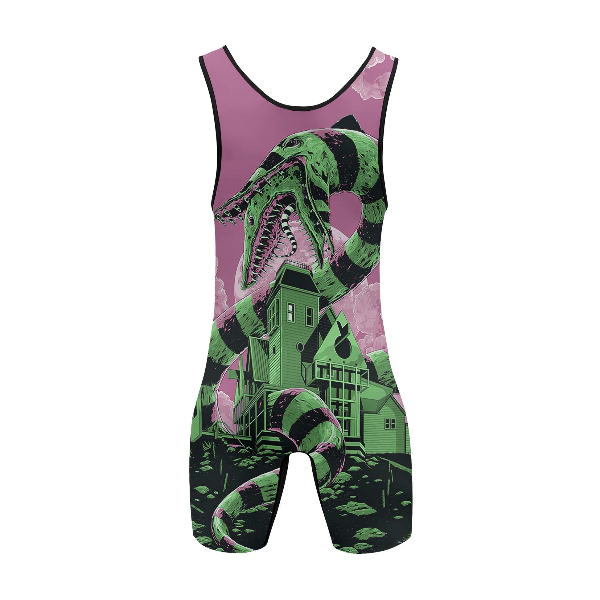 Sandworm Beetlejuice Wrestling Singlets