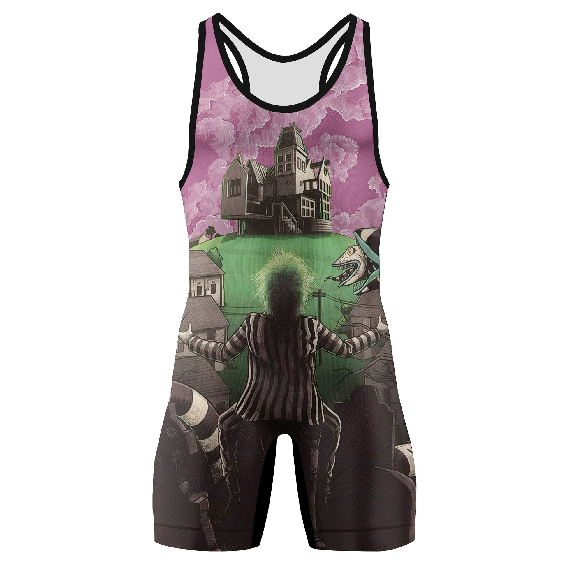 Sandworm Beetlejuice Wrestling Singlets