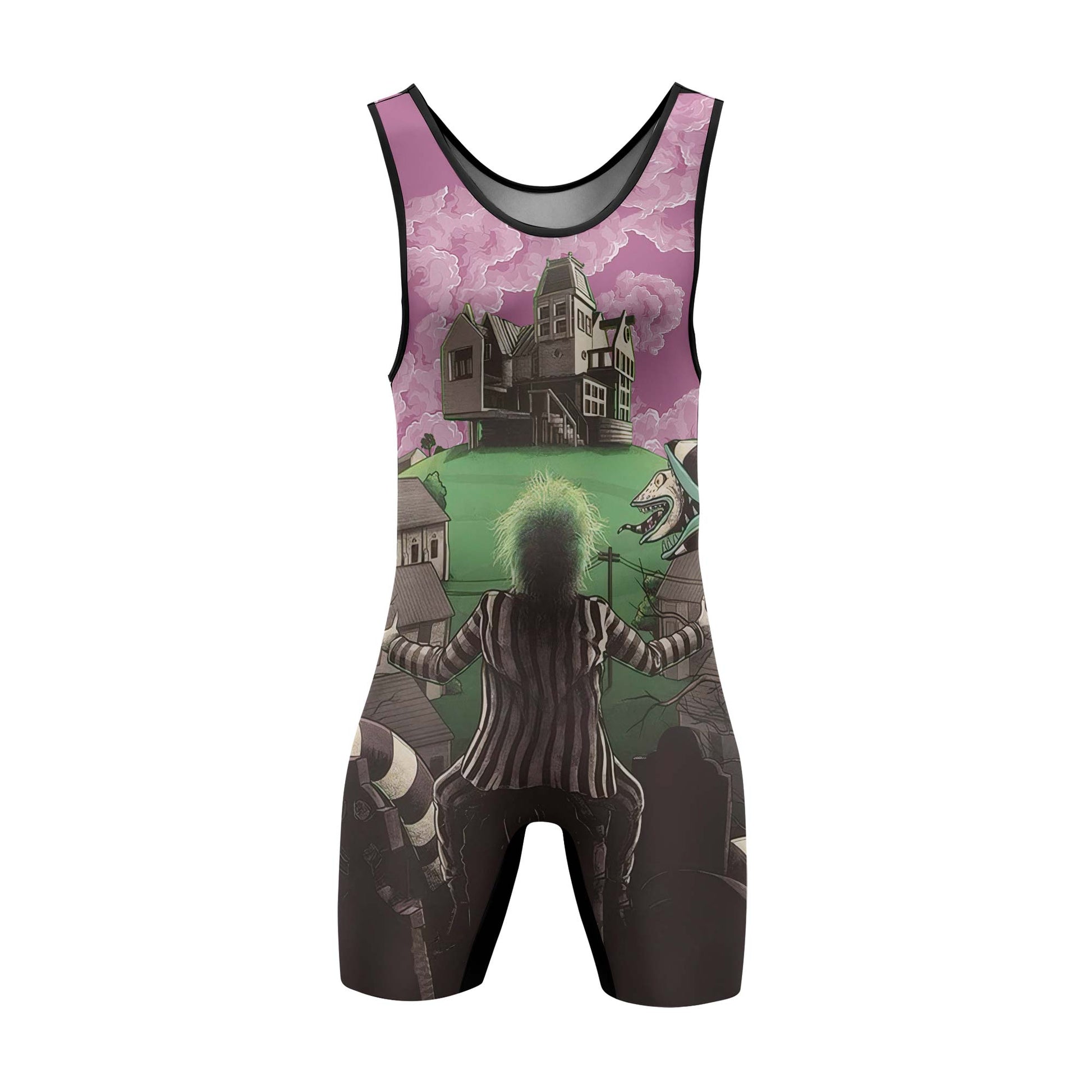 Sandworm Beetlejuice Wrestling Singlets
