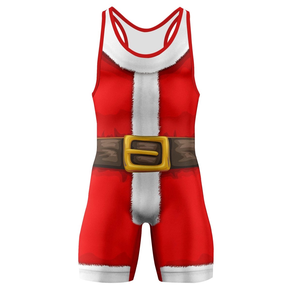 Santa Clause Cosplay Wrestling Singlets - BattleFitGear