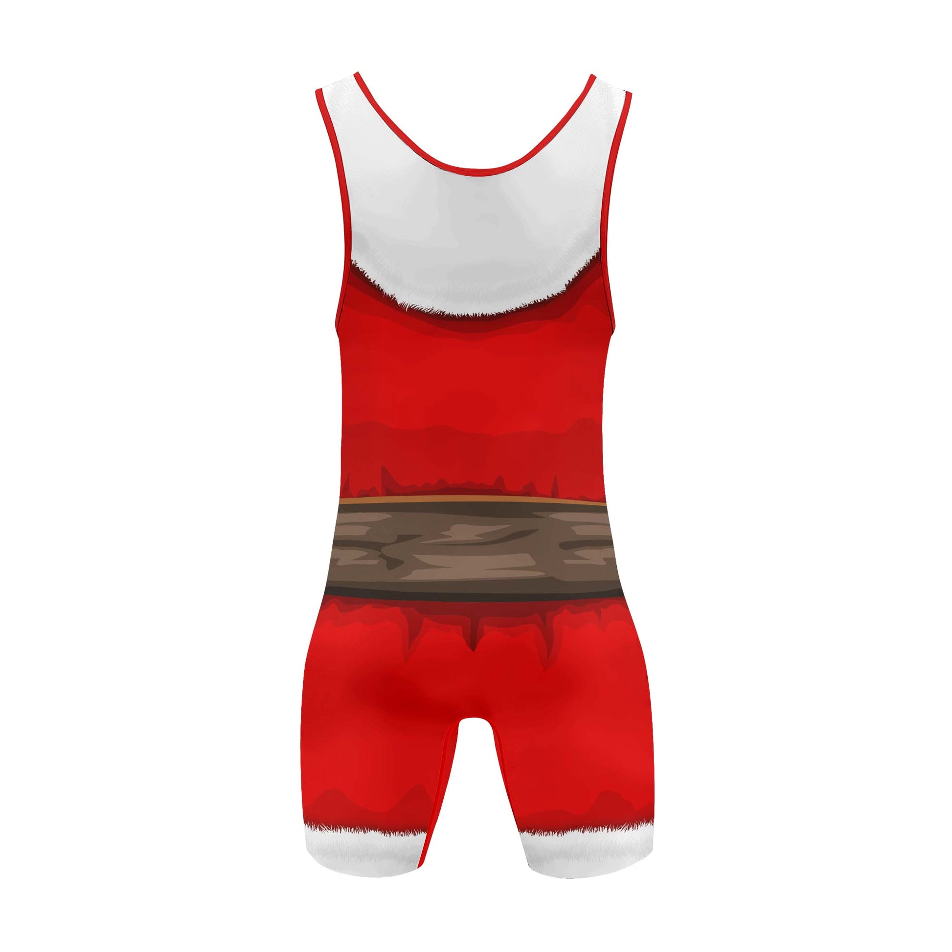 Santa Clause Cosplay Wrestling Singlets