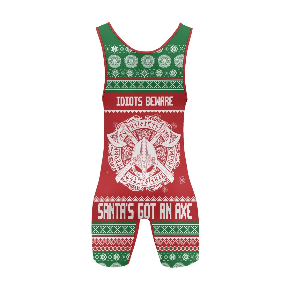 Santa Got An Axe Wrestling Singlets - BattleFitGear