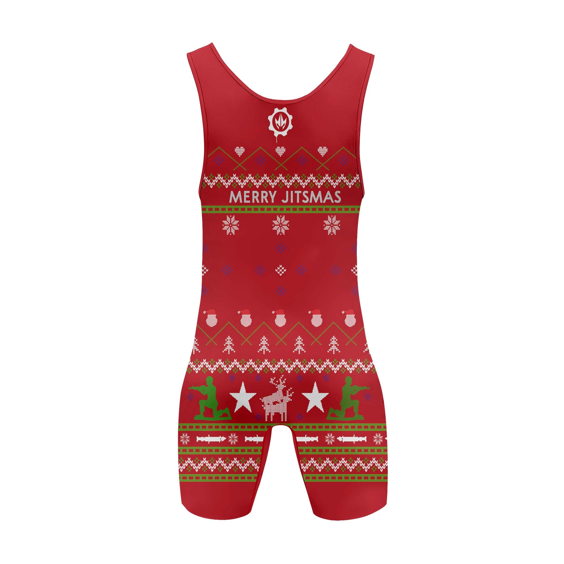 Santa Merry Jitsmas Wrestling Singlets