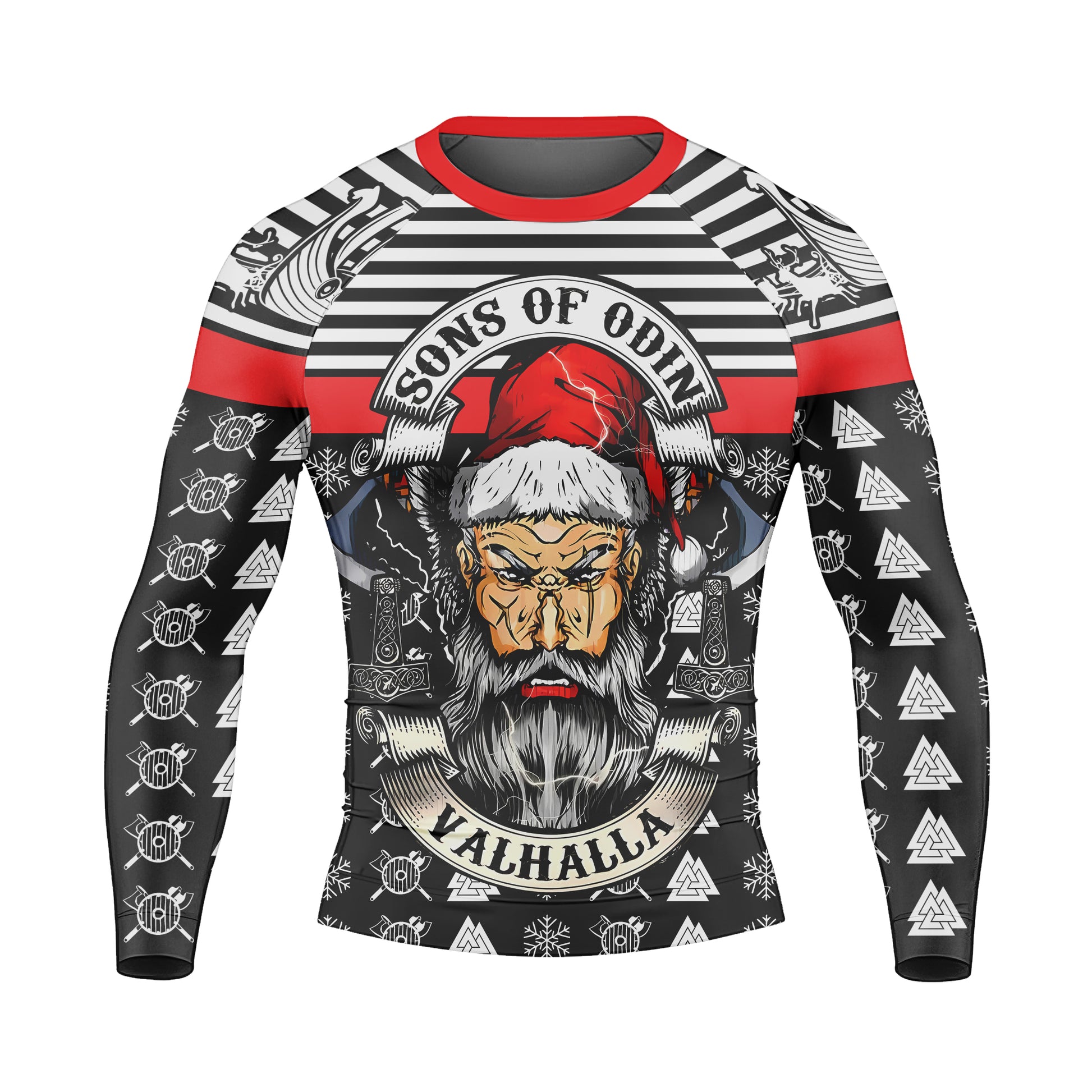 Santa Odin Men's Long Sleeve Rash Guard