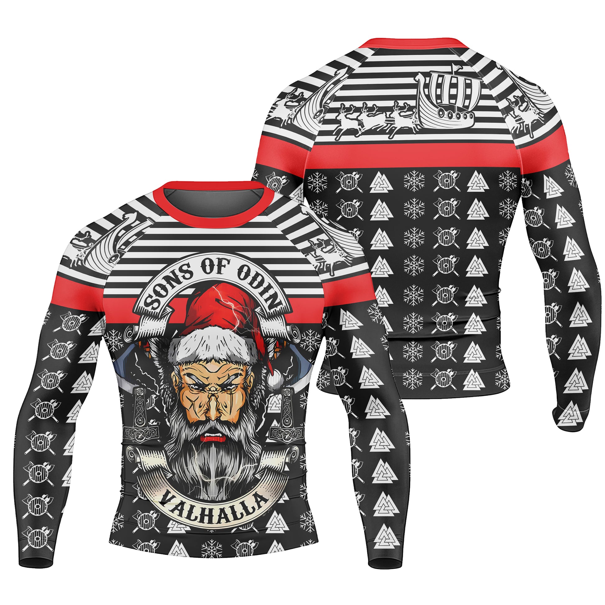 Santa Odin Men's Long Sleeve Rash Guard