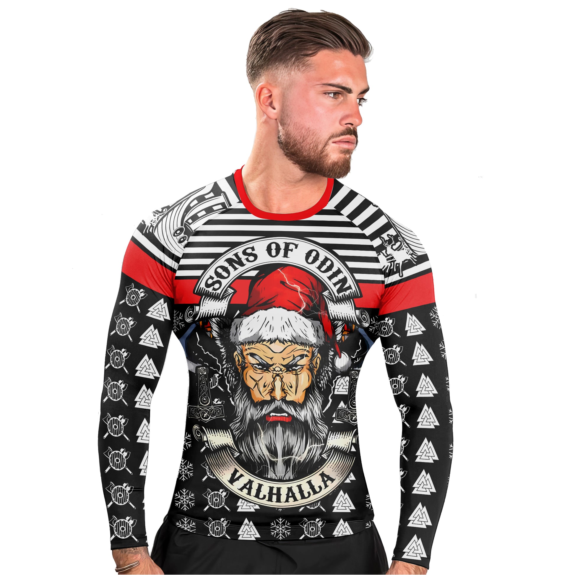Santa Odin Men's Long Sleeve Rash Guard