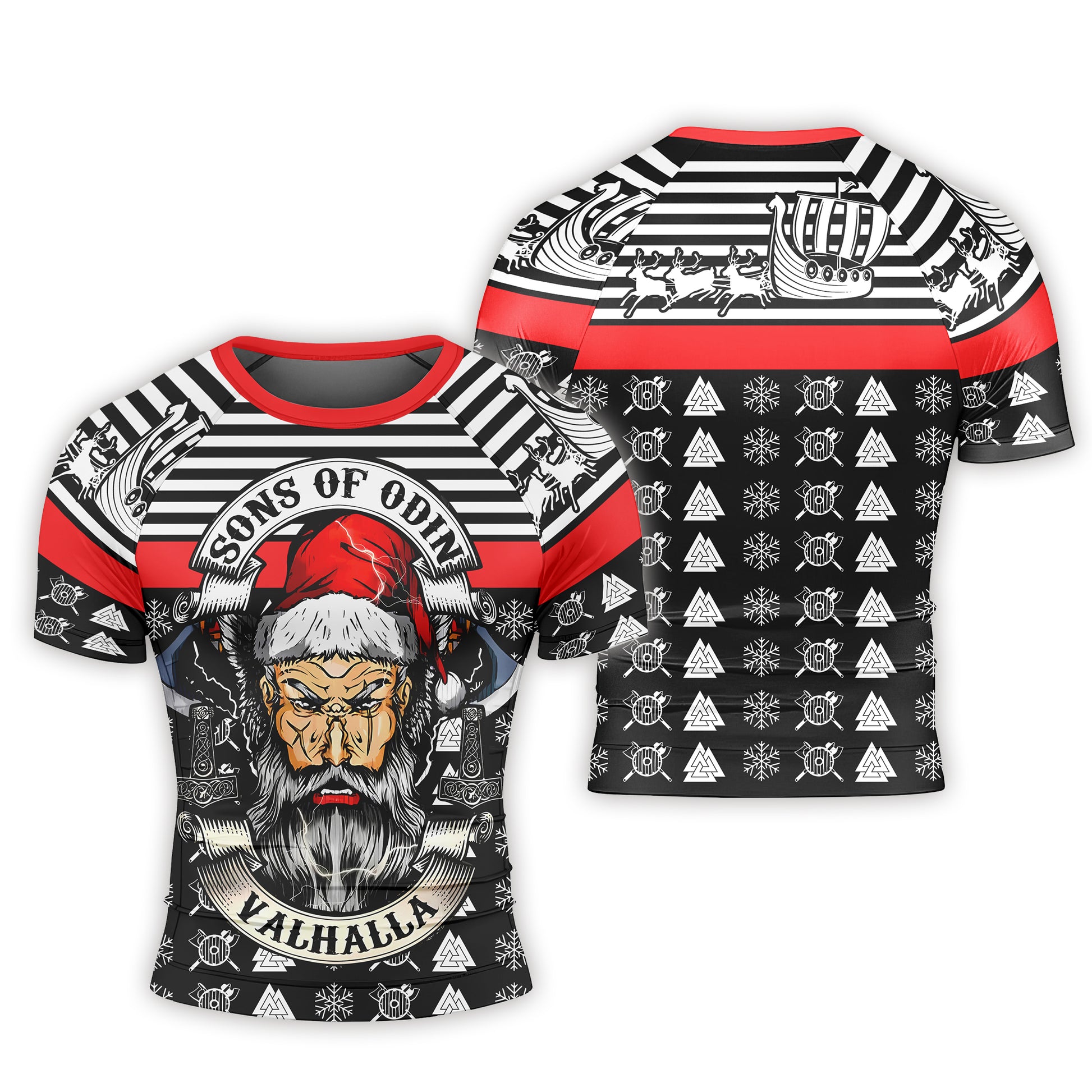 Santa Odin Men's Short Sleeve Rash Guard