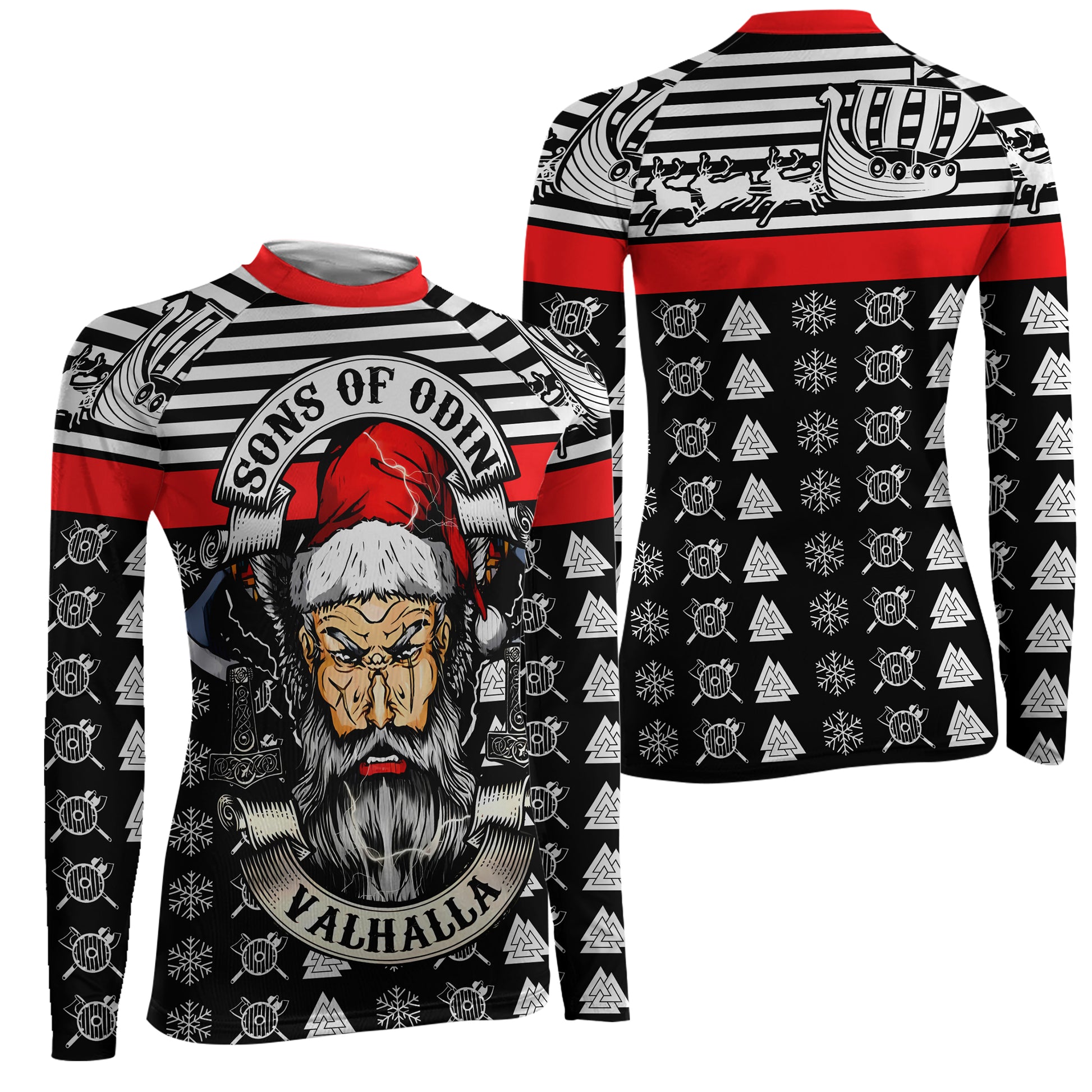 Santa Odin Women's Long Sleeve Rash Guard