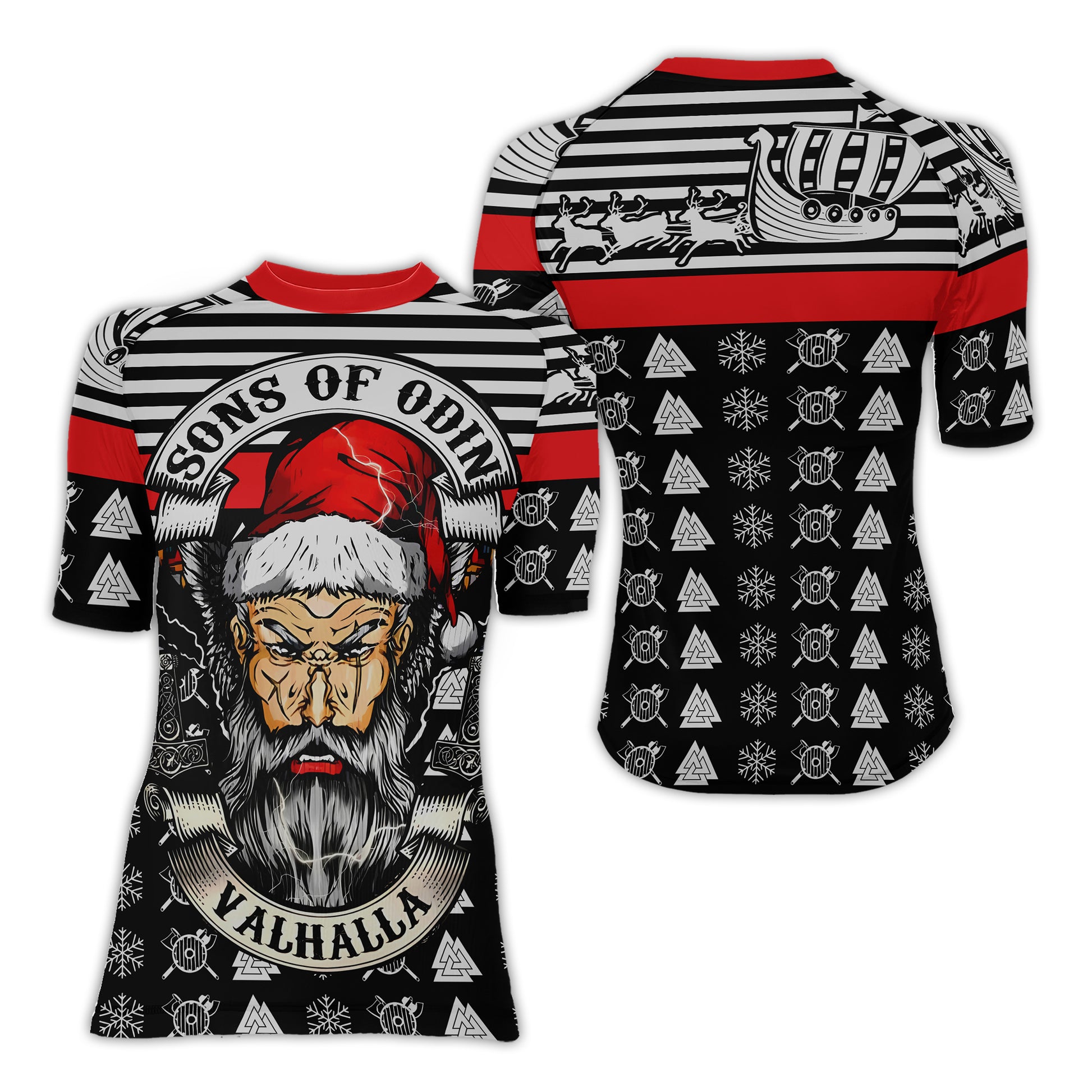 Santa Odin Women's Short Sleeve Rash Guard