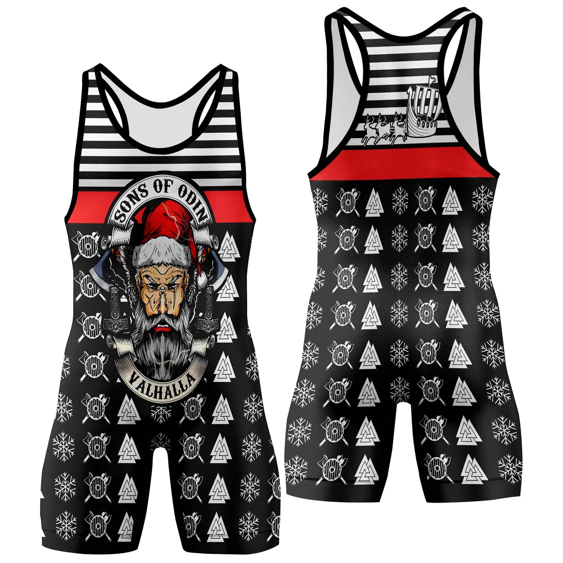 Santa Odin Wrestling Singlets