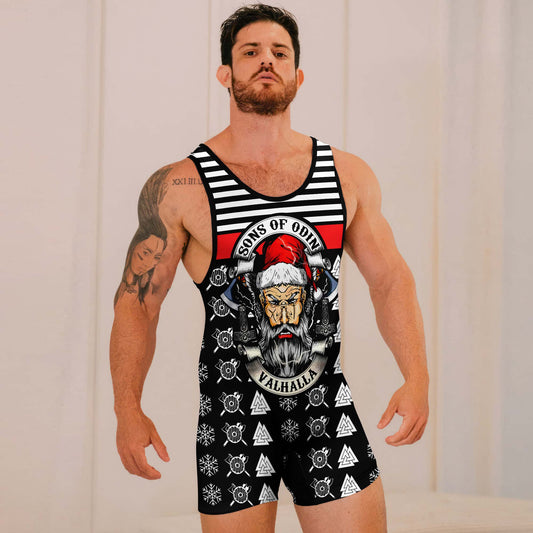 Santa Odin Wrestling Singlets