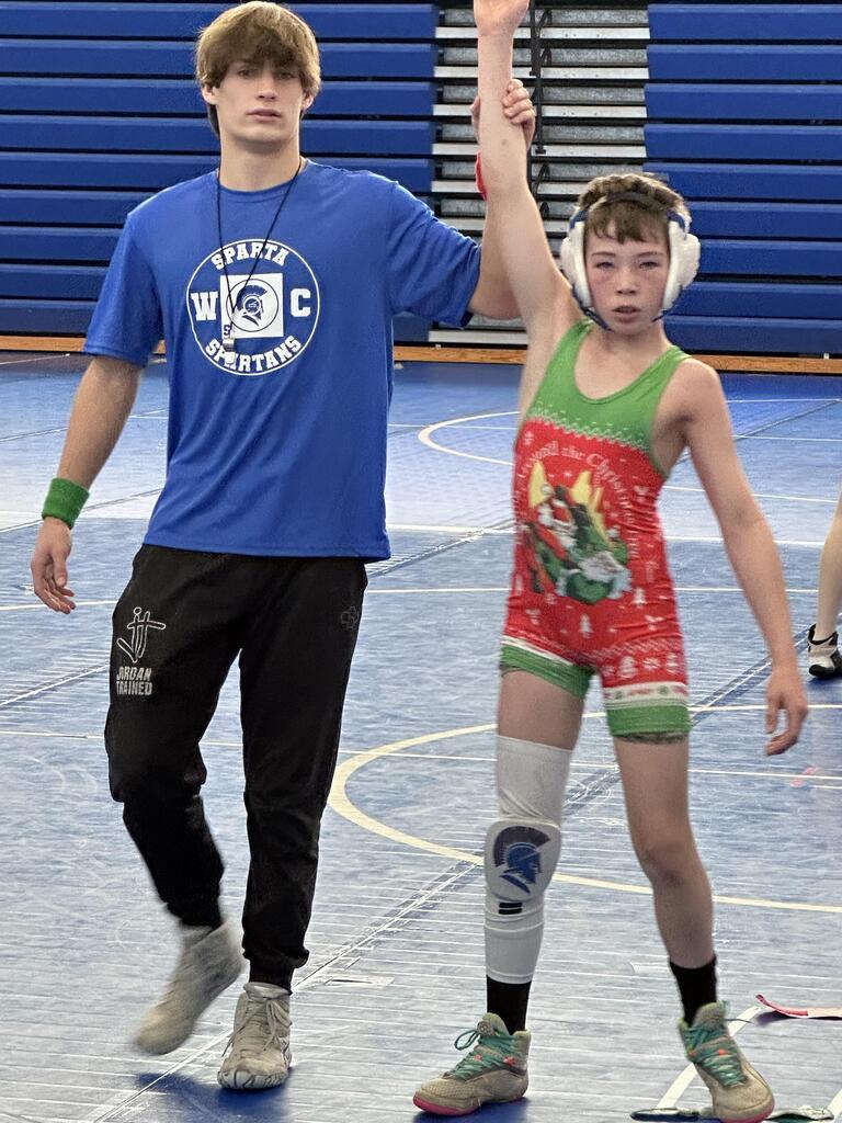 Santa Rolling Around Christmas Wrestling Singlets