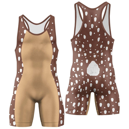 Santa's Reindeer Cosplay Wrestling Singlets - BattleFitGear