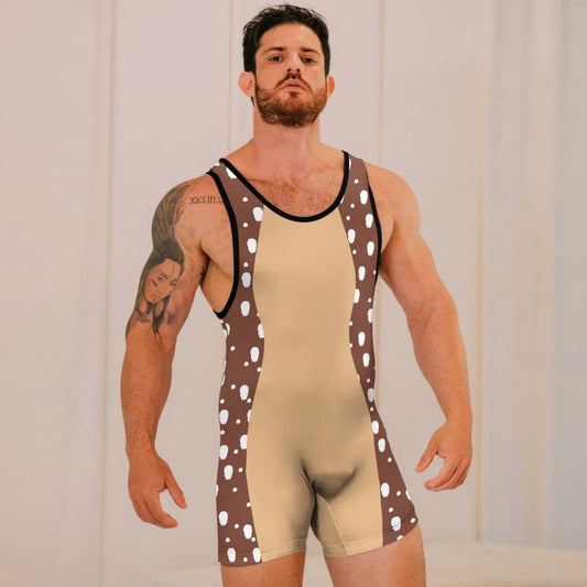 Santa's Reindeer Cosplay Wrestling Singlets - BattleFitGear