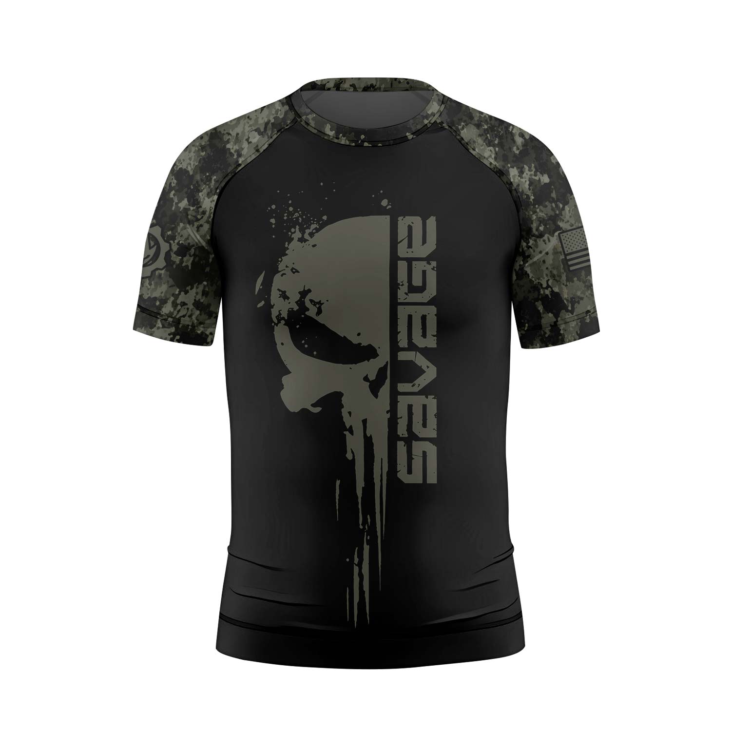 Savage Skull Kids Rash Guard
