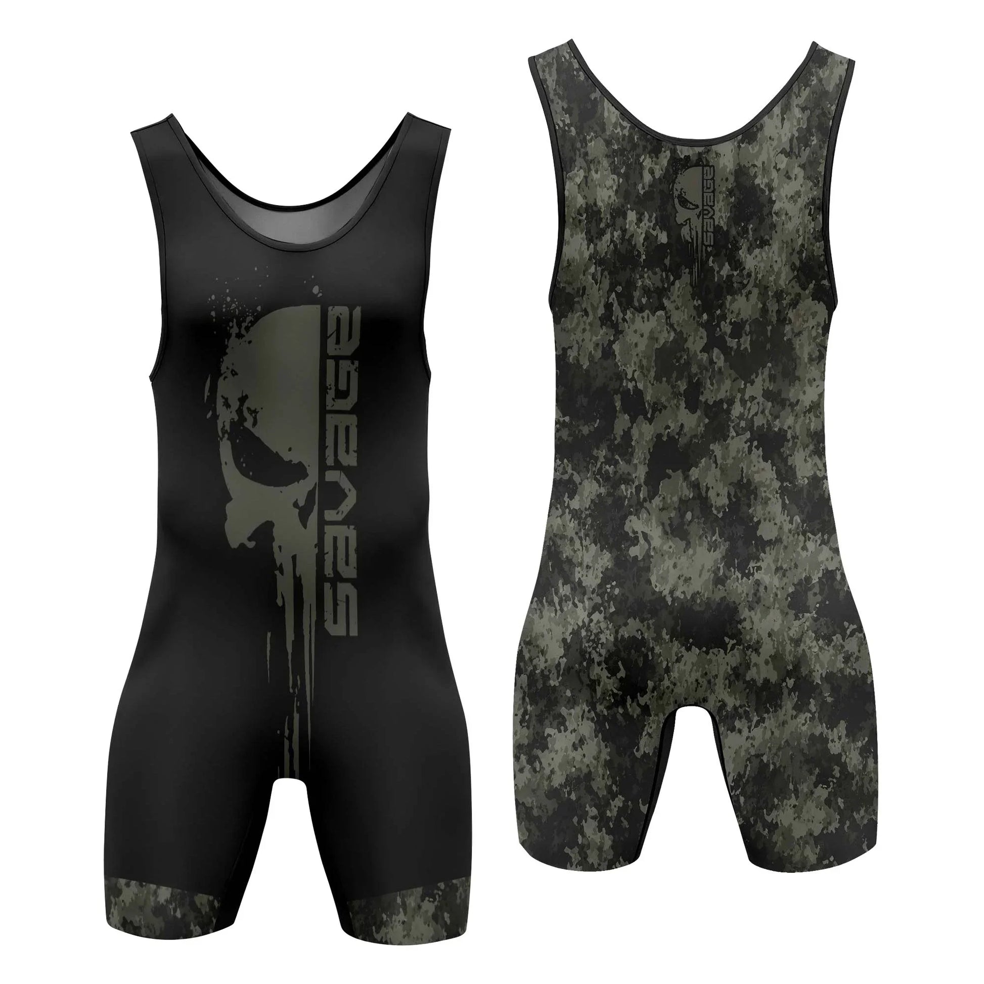 Savage Skull Wrestling Singlets