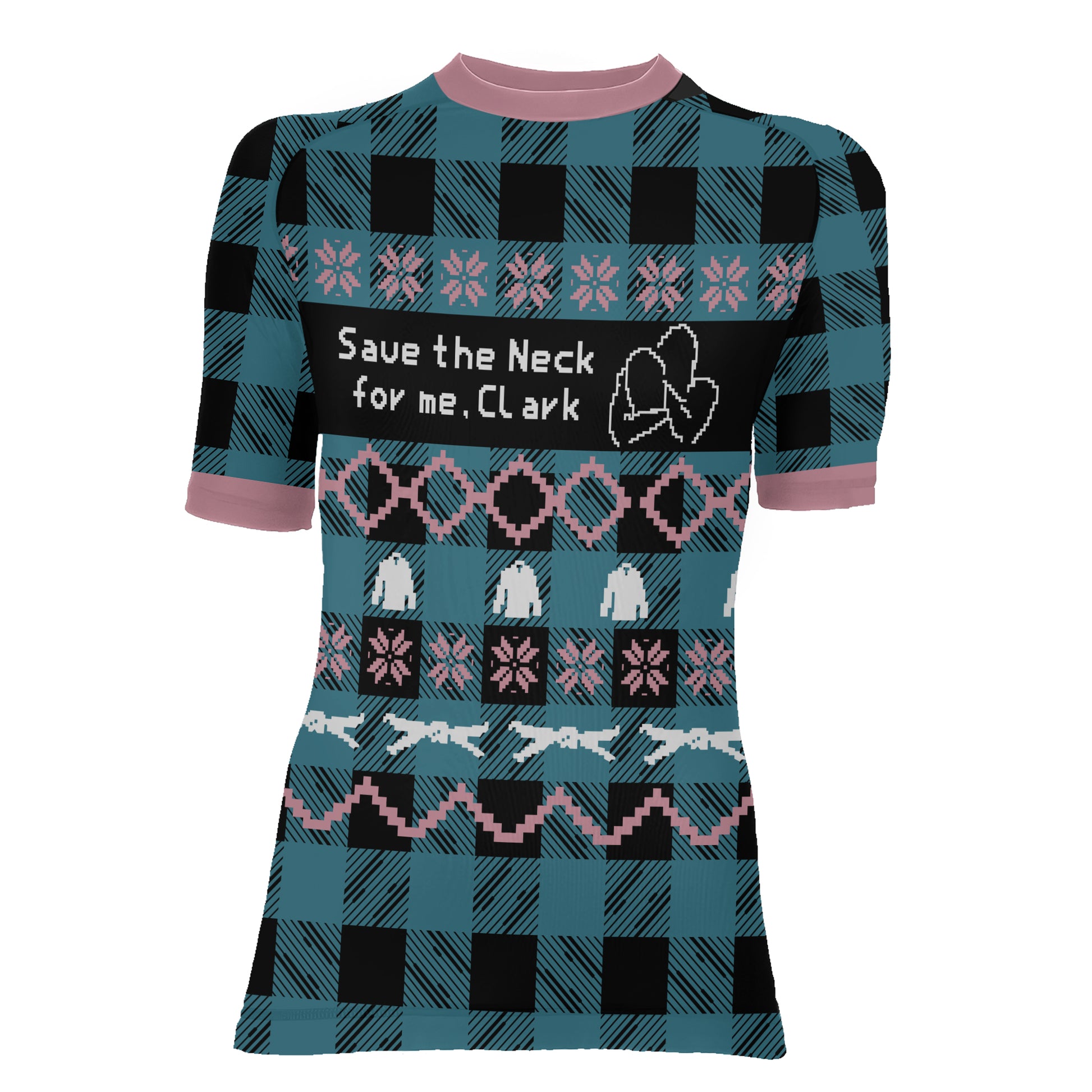 Save The Neck For Me Women's Short Sleeve Rash Guard