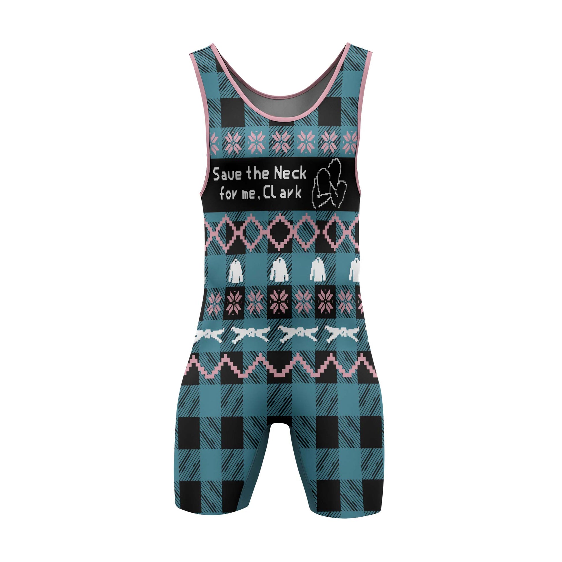 Save The Neck For Me Wrestling Singlets