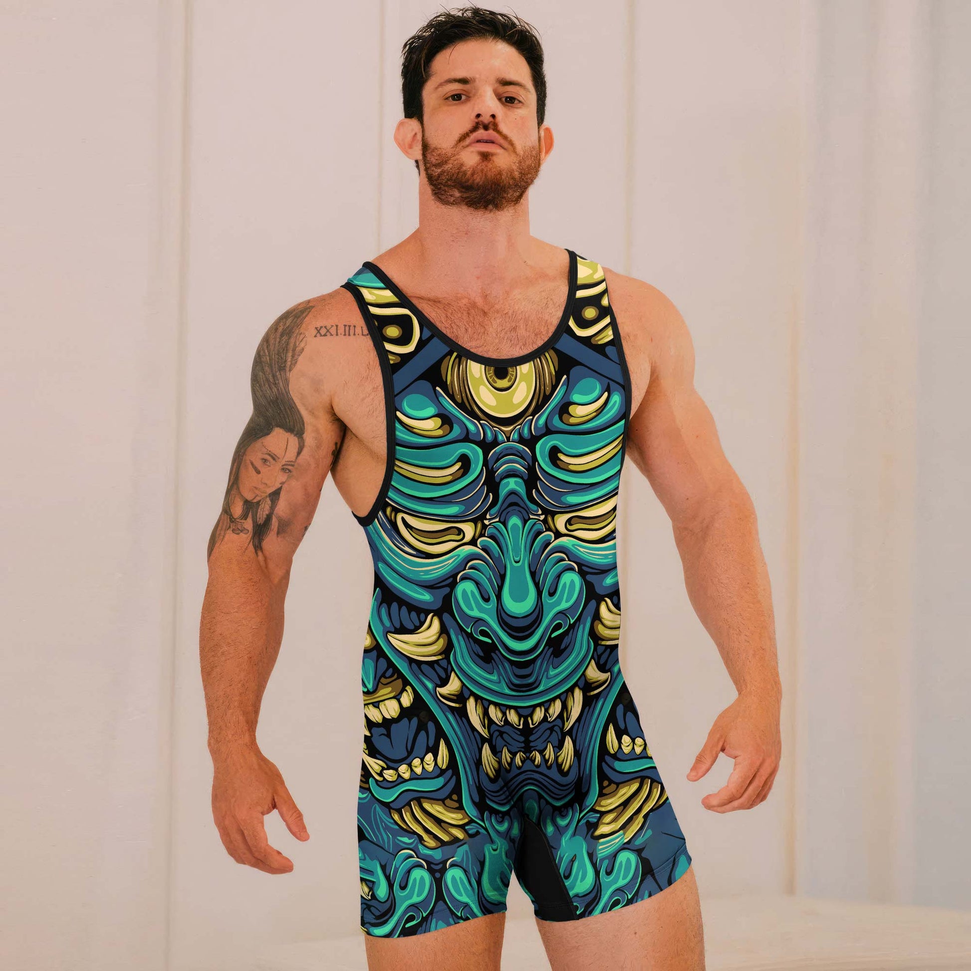 Seven Eye Oni Wrestling Singlets