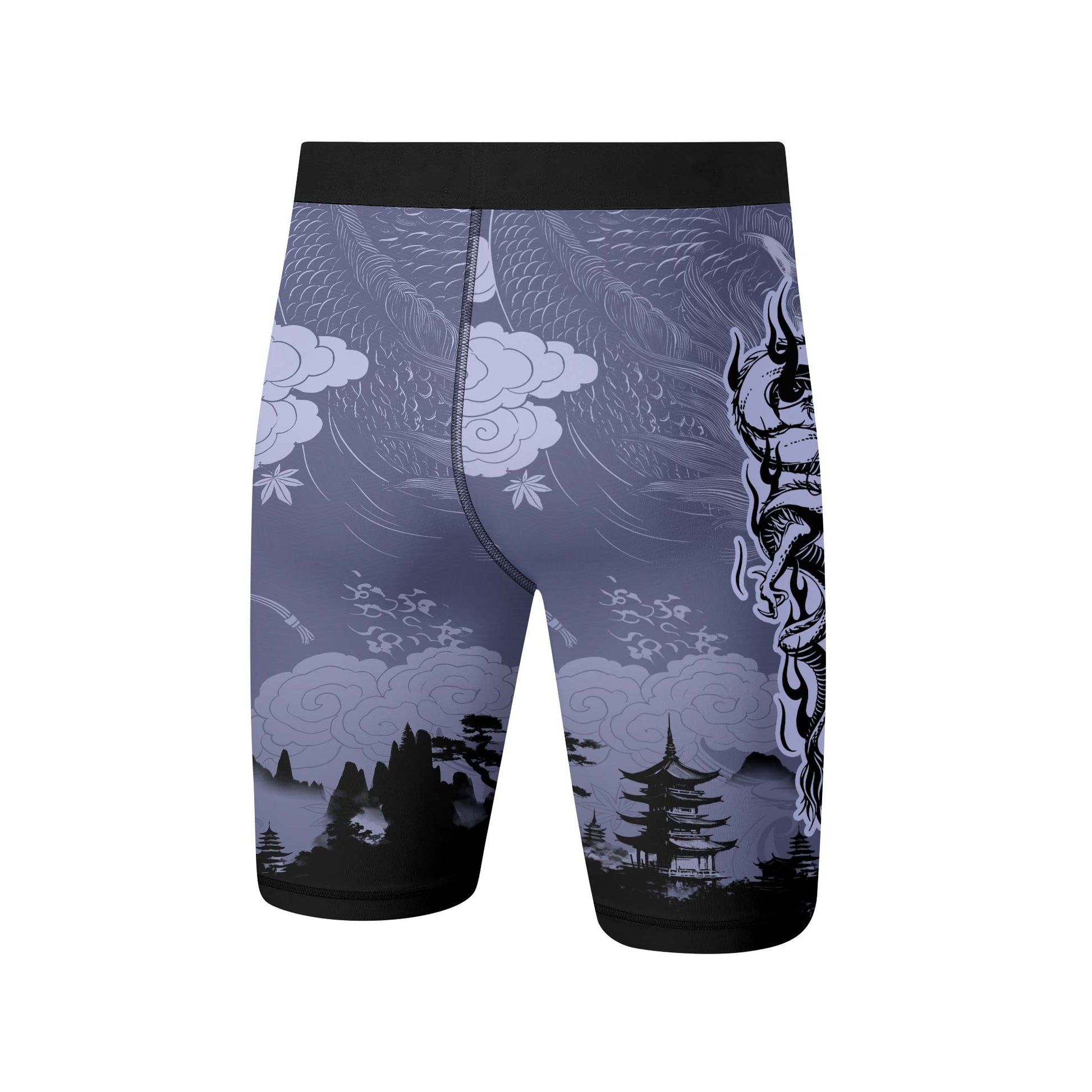 Shadow Dragon Samurai Compression Shorts