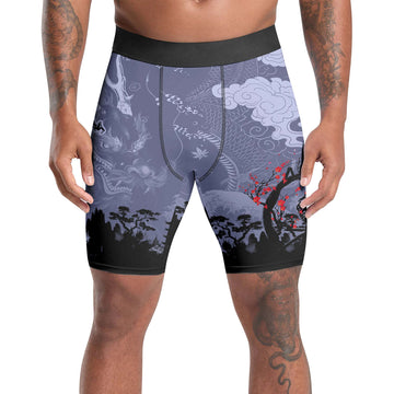 Shadow Dragon Samurai Compression Shorts
