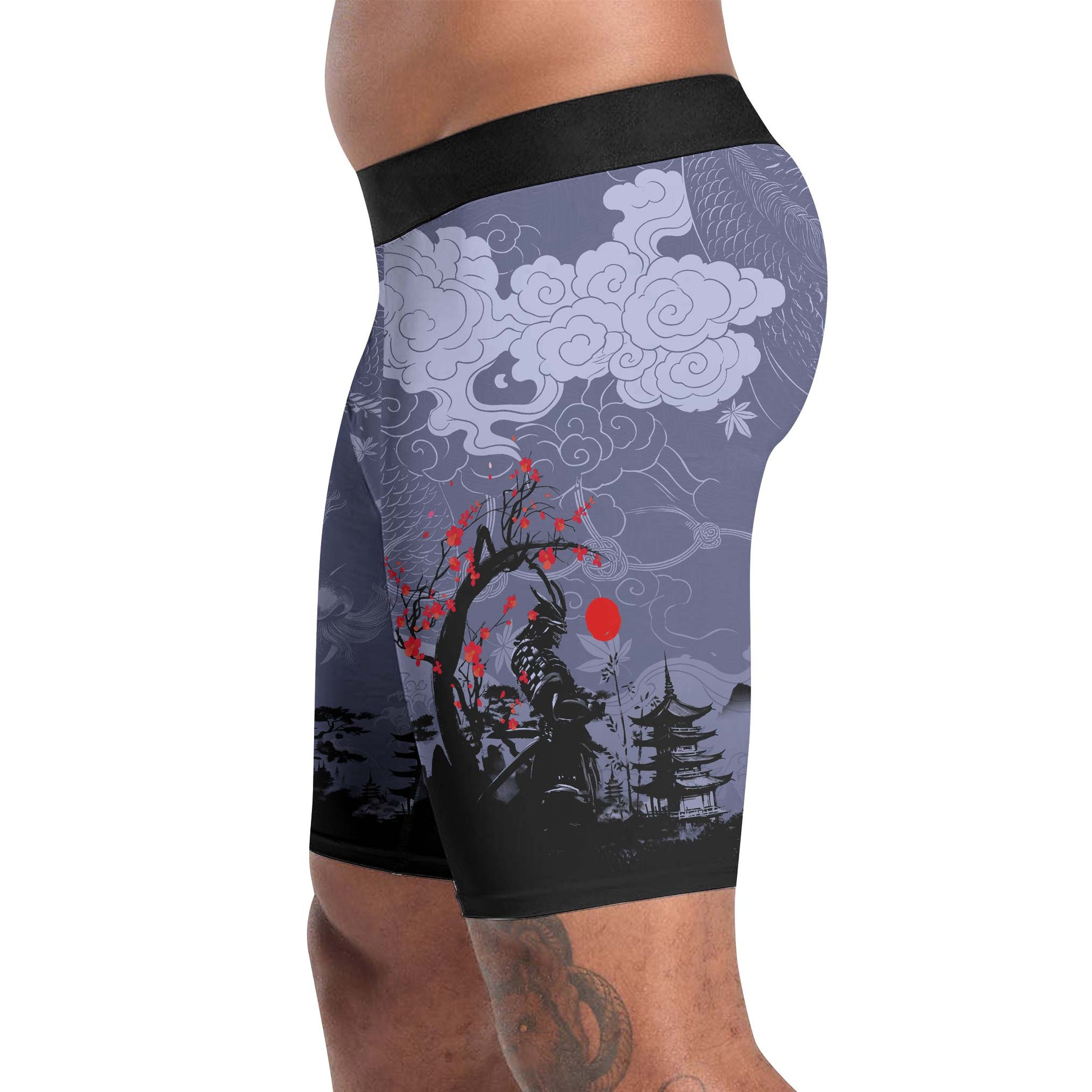 Shadow Dragon Samurai Compression Shorts